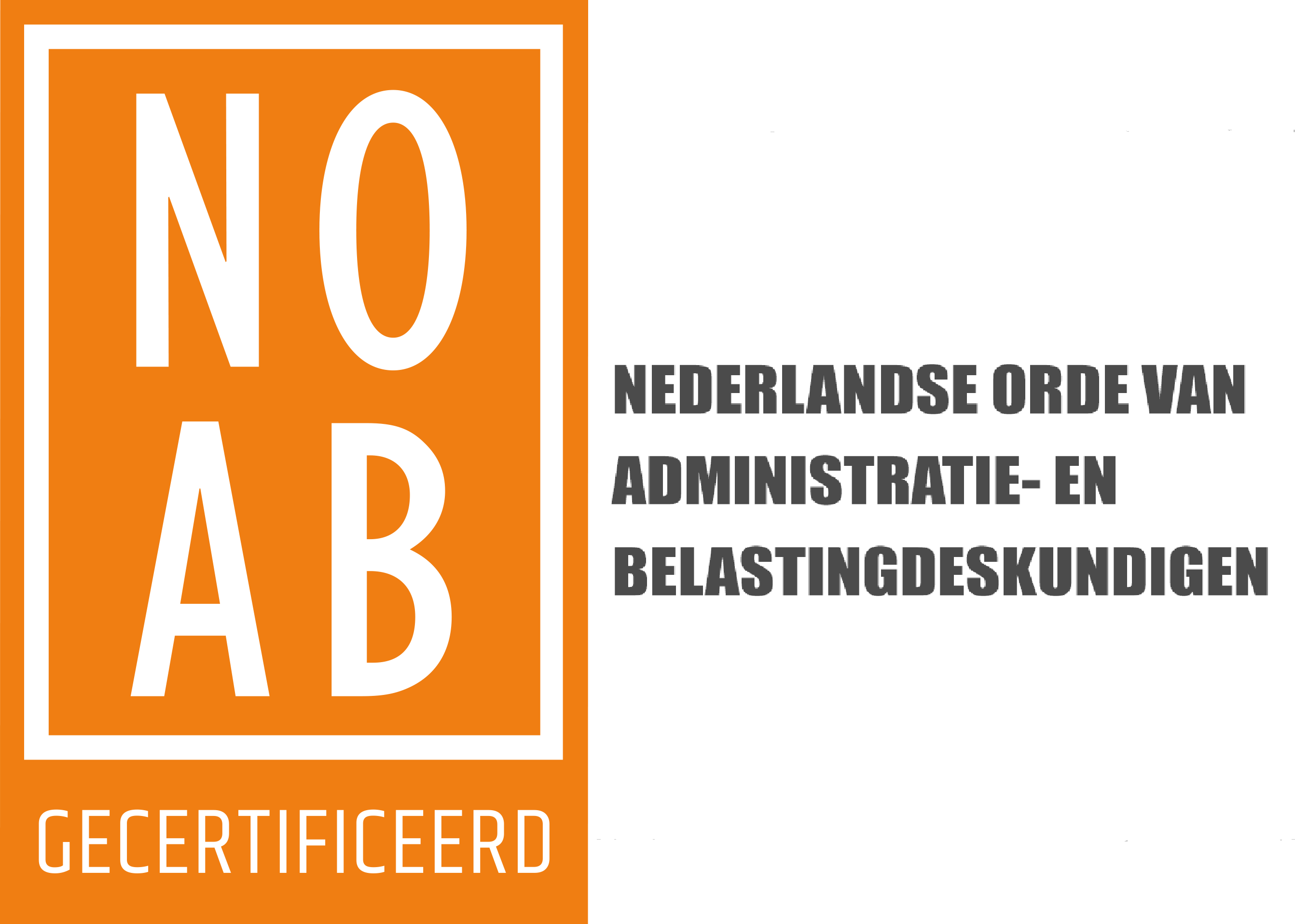 NOAB gecertificeerd